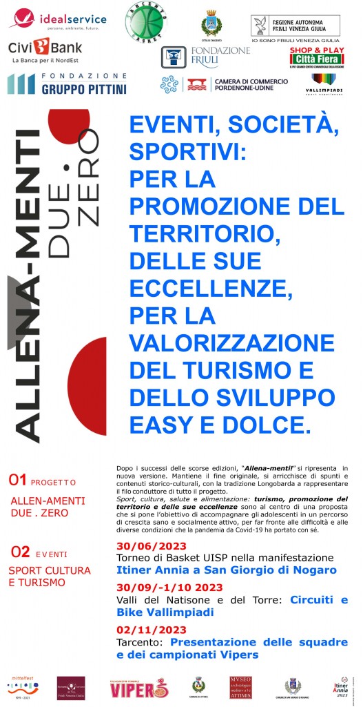 Progetto Allena-Menti 2.0, continua anche nell'anno 2023