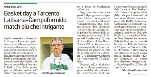 basket day a tarcento messaggero