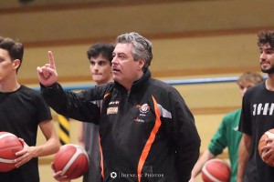 Stradolini durante un allenamento Tarcento Basket